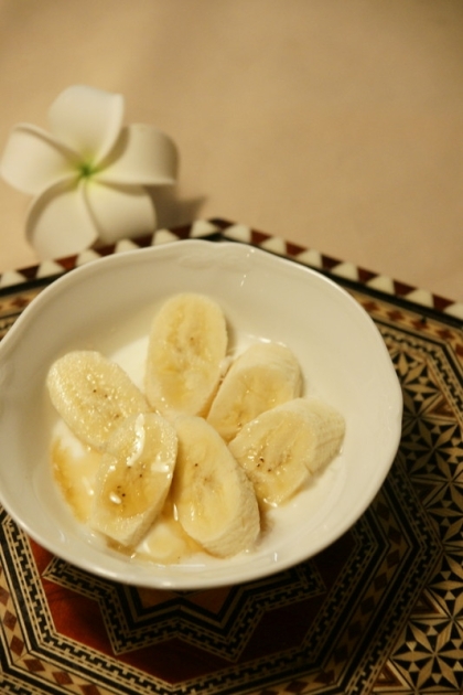 再び・・今回は蜂蜜をたっぷりかけて頂きました(*^_^*)
さらに甘みが増して、美味しいです♪　来月はクリスマスですね＊１年は、早いです！