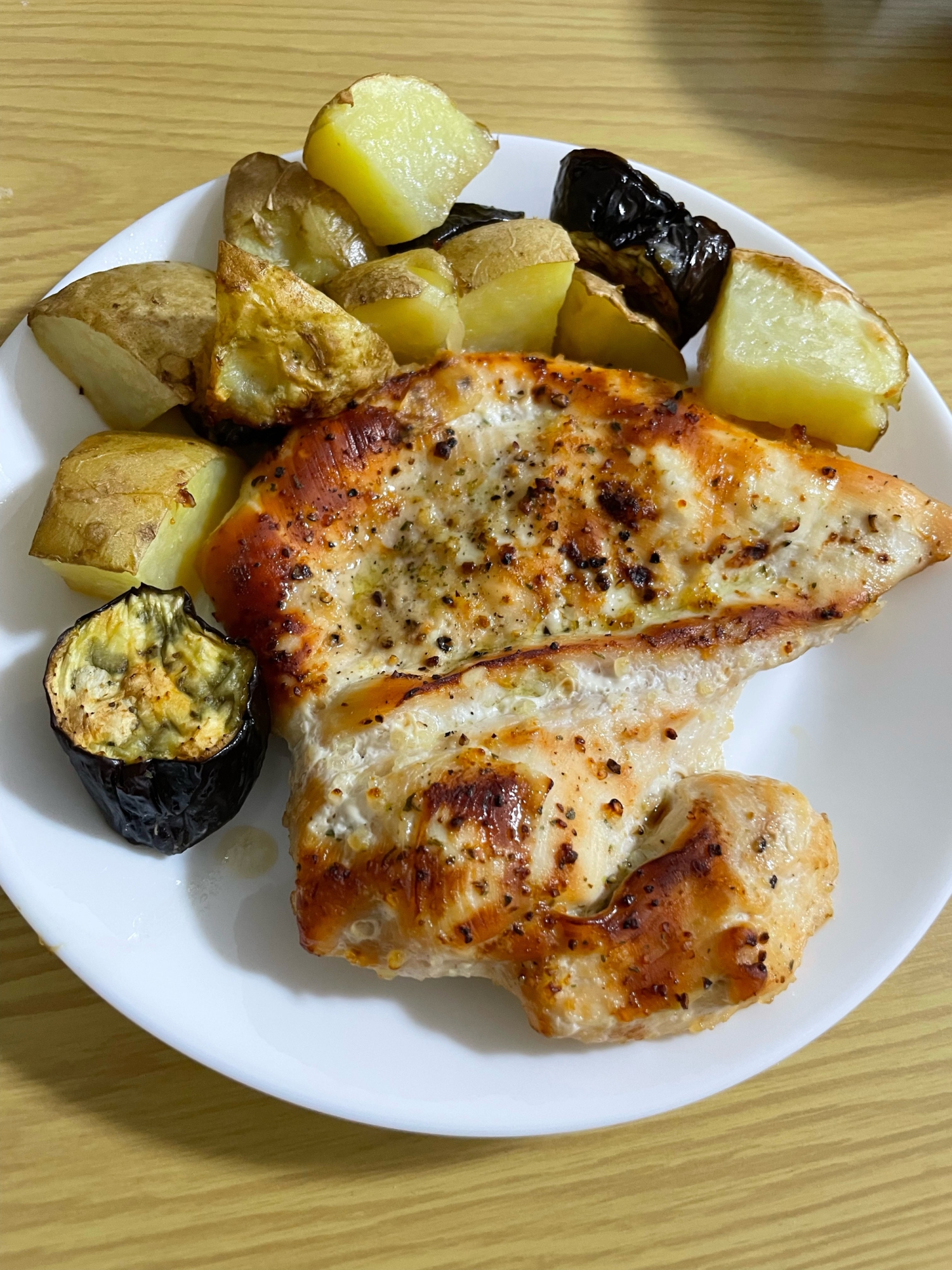 鶏胸肉のオーブン焼き