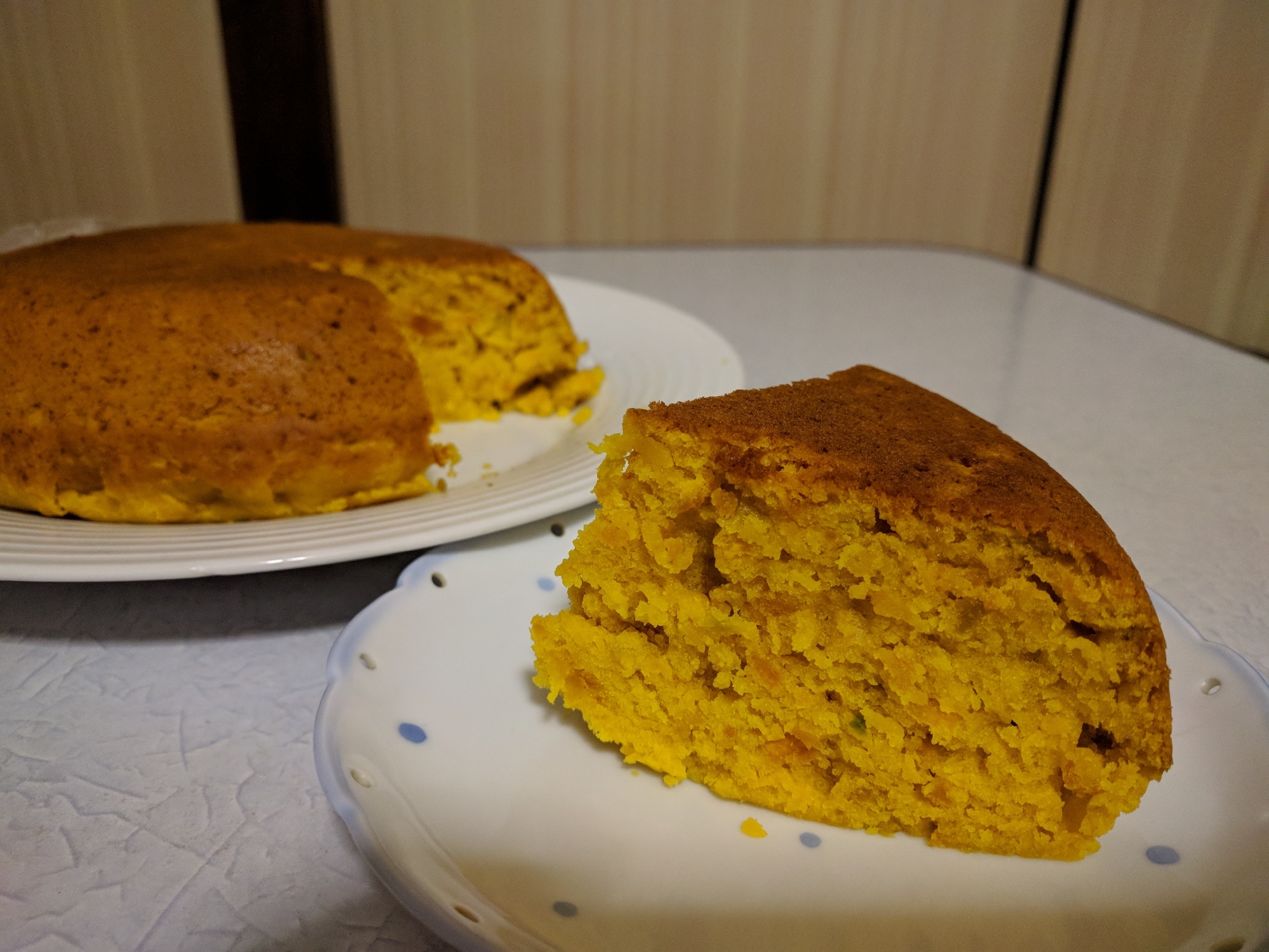 かぼちゃと味噌の炊飯器ケーキ