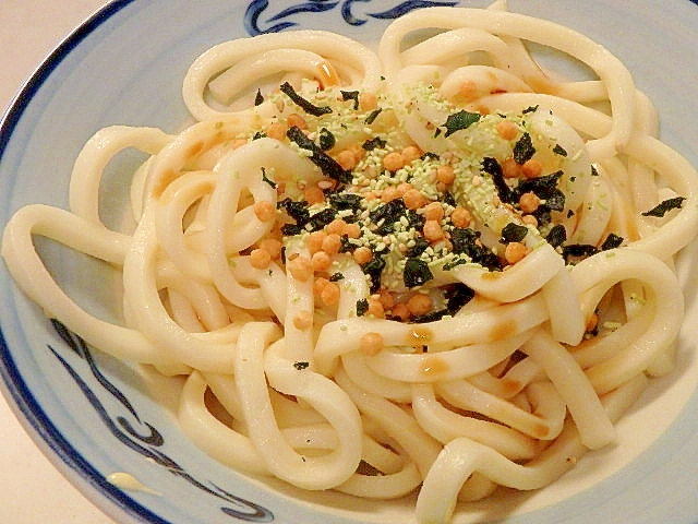 包丁も火も使わない★お茶漬けの素でズボラなうどん