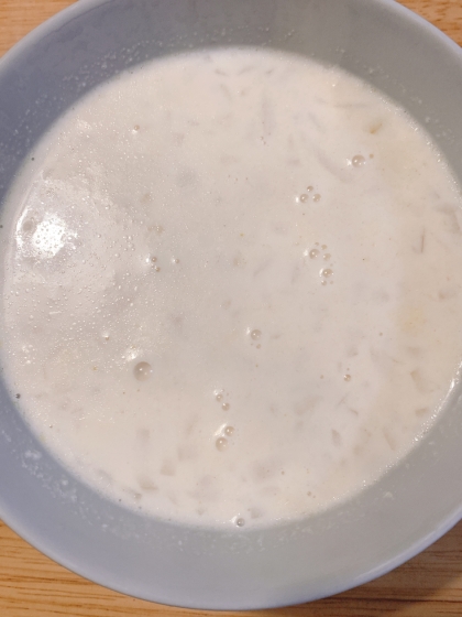 ミキサーを使わずにポタージュが作れるっていうのは良いですね。食感が残っているのも良かったです。リピートします。