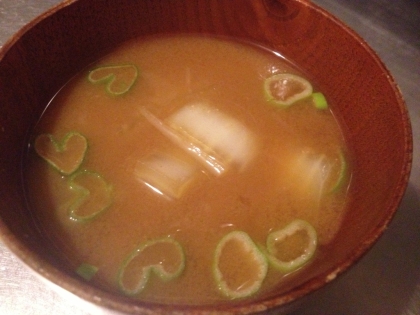 大根･白菜･ねぎ･たまねぎの味噌汁