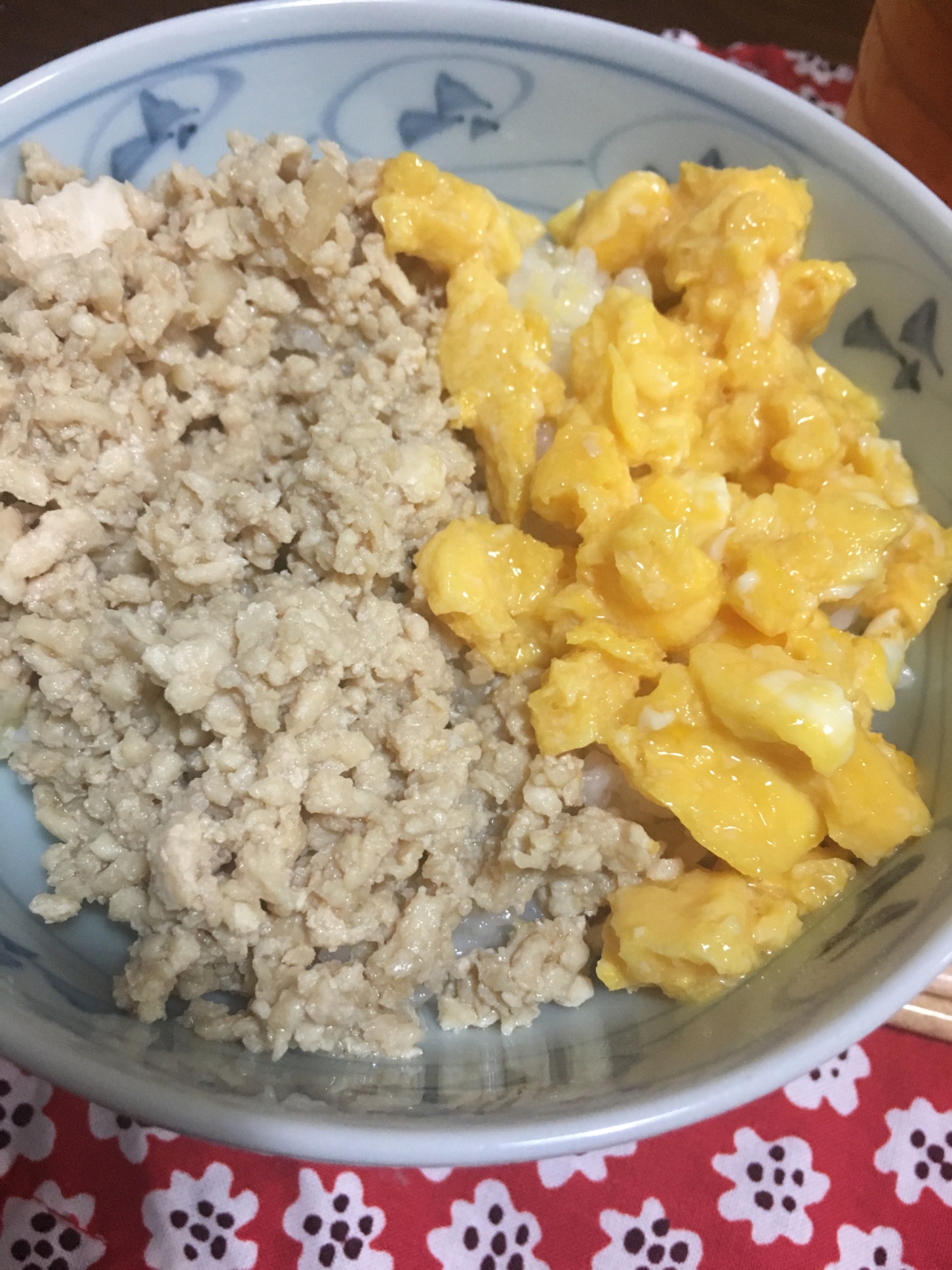 火を使わず作る2色丼