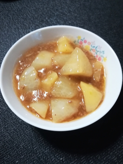 ゴハンがすすむ～☆大根のひき肉あんかけ