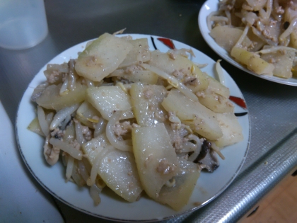 たっぷり冬瓜ともやしのさっぱり炒め♪