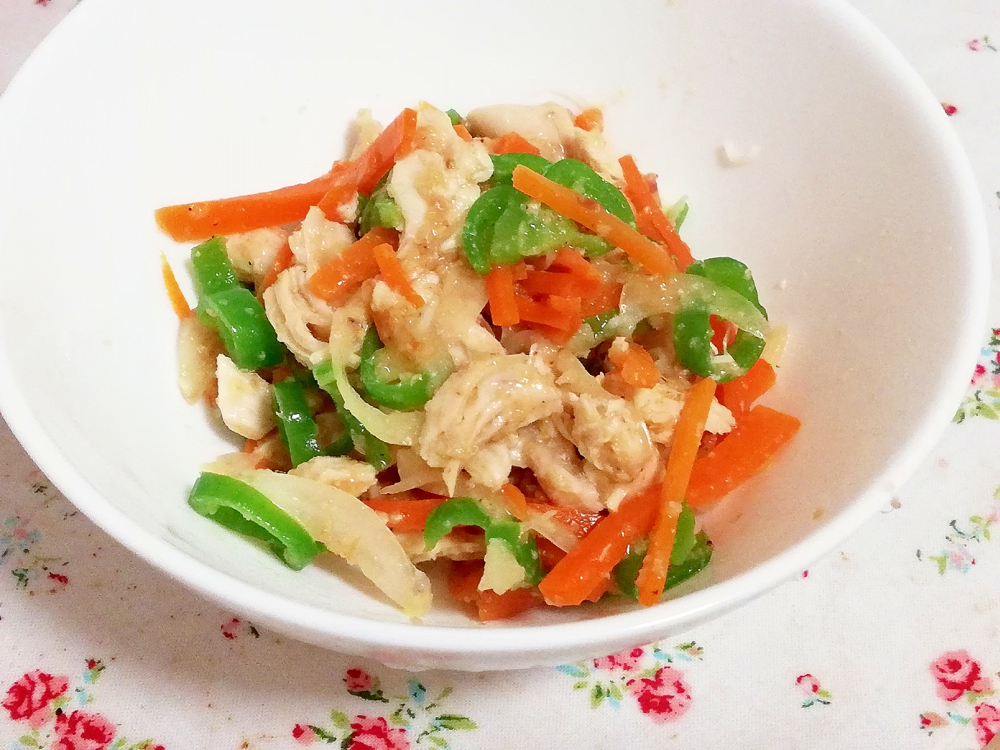 レンジで簡単 玉ねぎ人参ささみピーマンのナムル レシピ 作り方 By かっぺ4217 楽天レシピ レンジで簡単 玉ねぎ人参ささみピーマンのナムル レシピ 作り方 By かっぺ4217 楽天レシピ