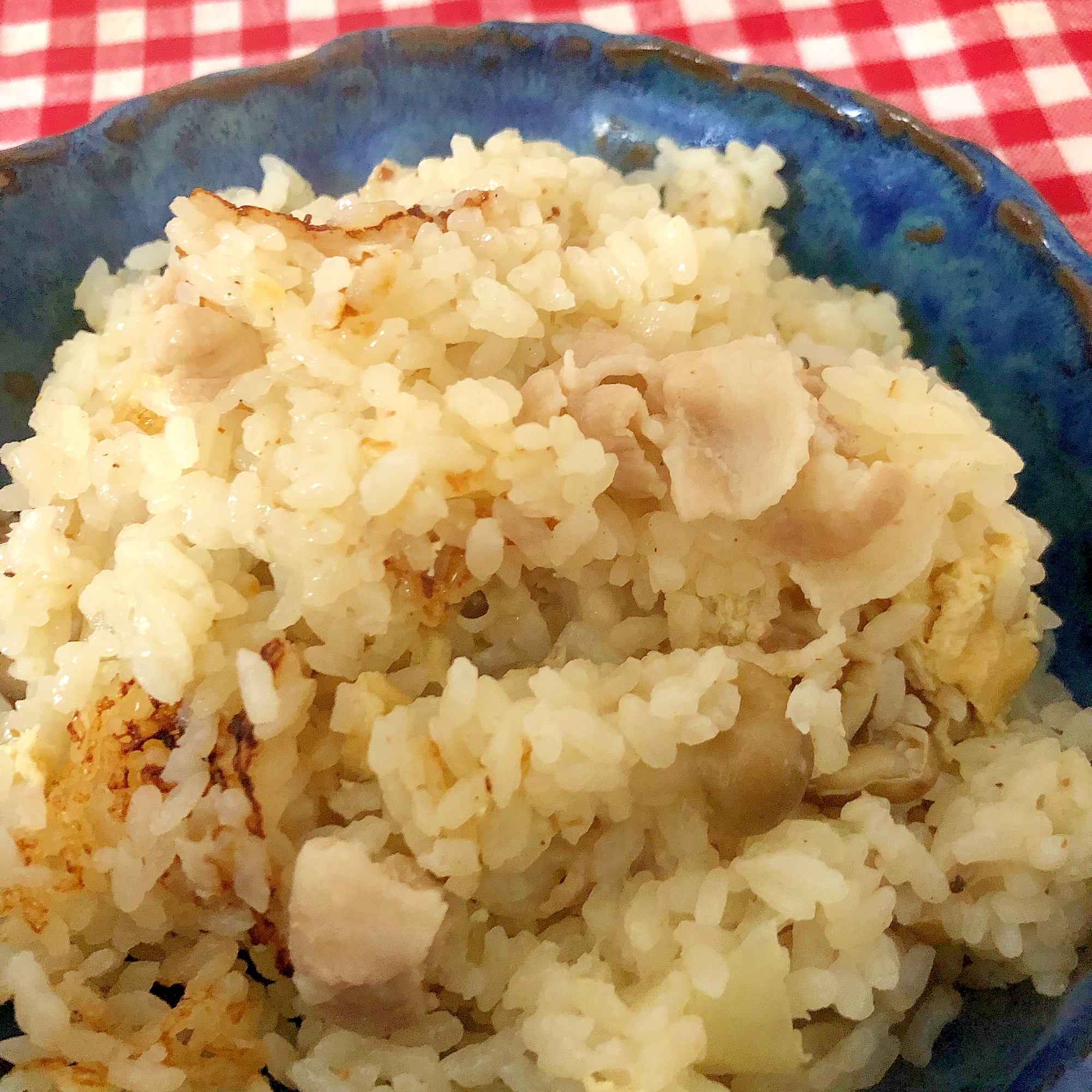 豚肉としめじの炊き込みご飯☆彡