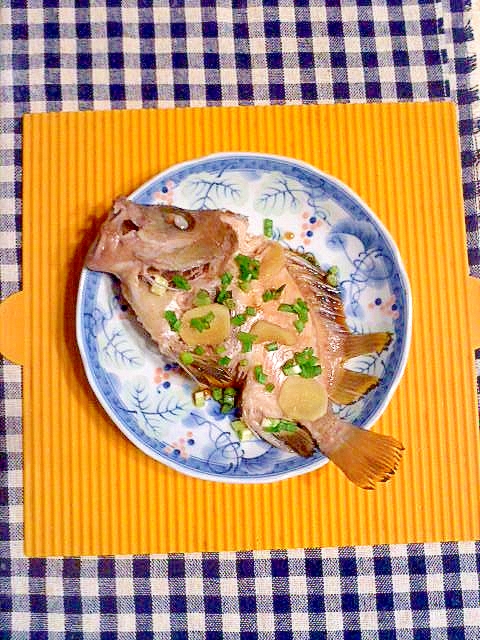 カワハギのレンジ蒸し♪