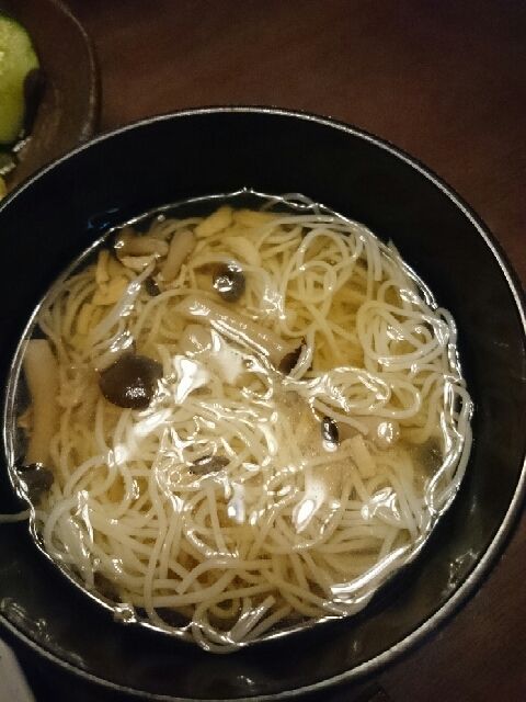 残りそうめんでにゅうめん