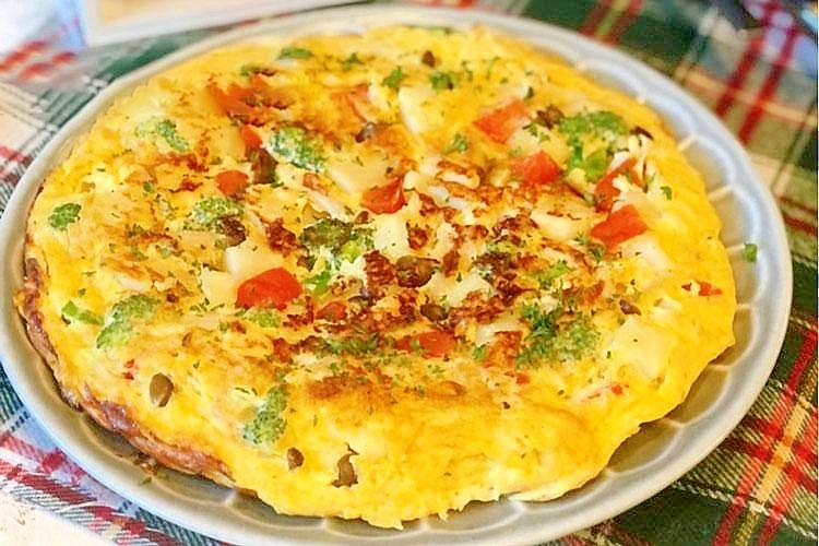 キッシュ風スパニッシュオムレツ