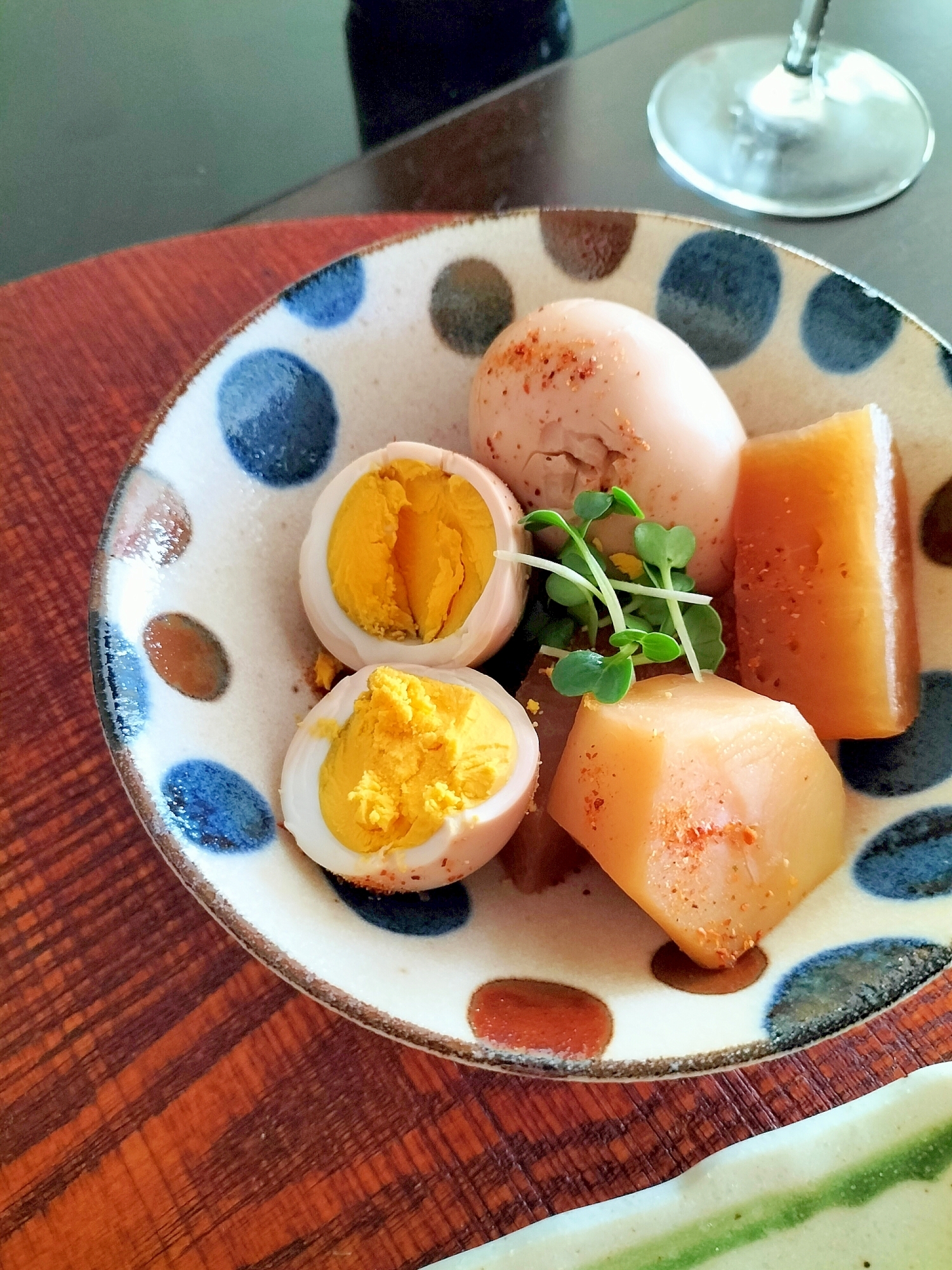 茹で卵のじゃが大根♪