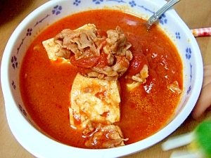 豆腐のトマト鍋