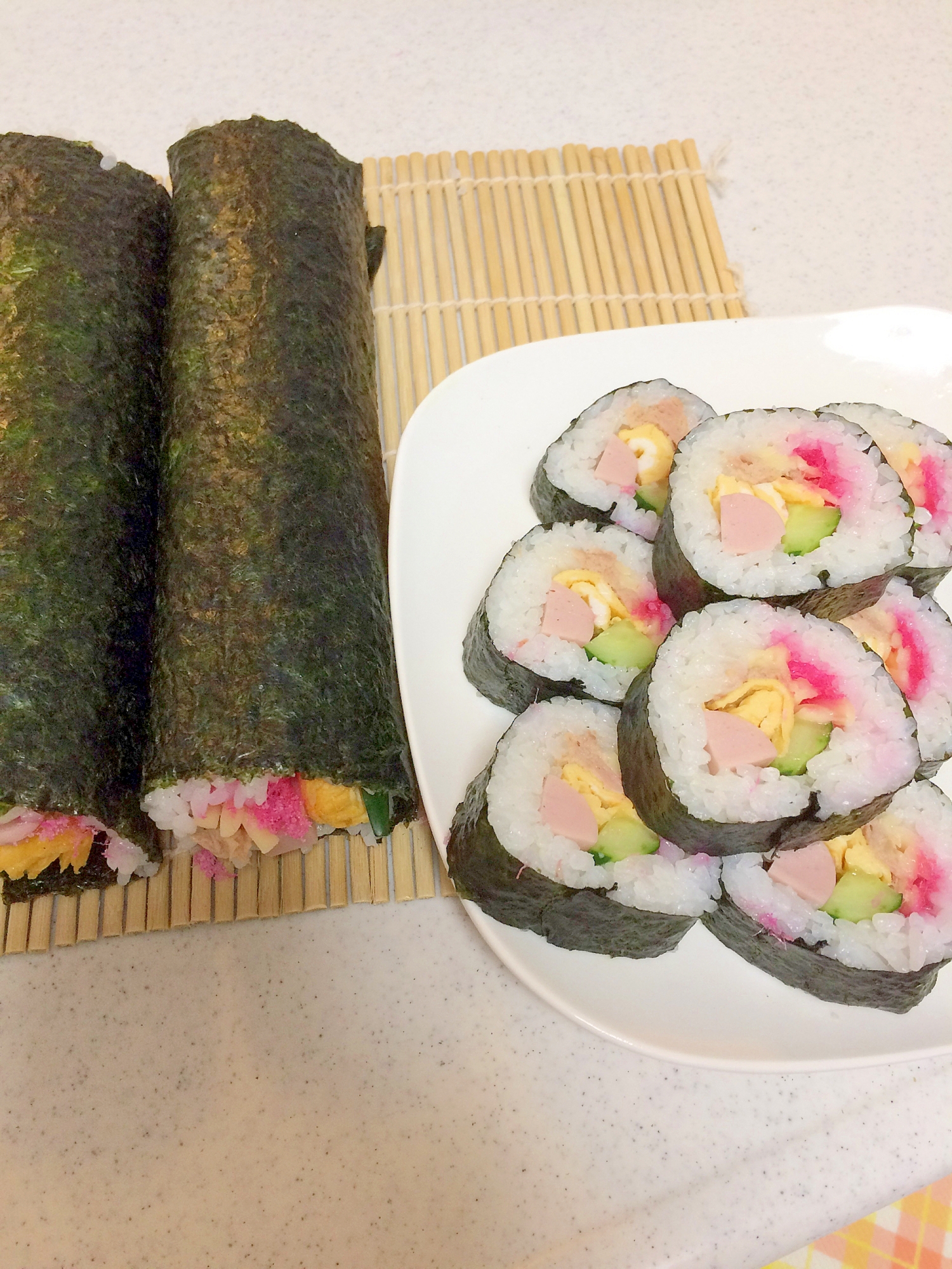 節分・恵方巻きにも☆家にある食材で作る巻き寿司