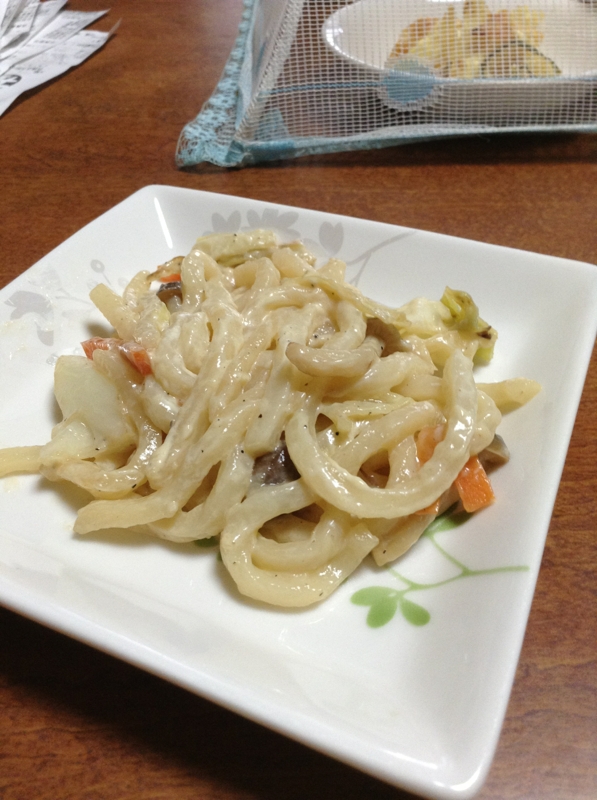 ちょっとこってり☆マヨ味の焼きうどん