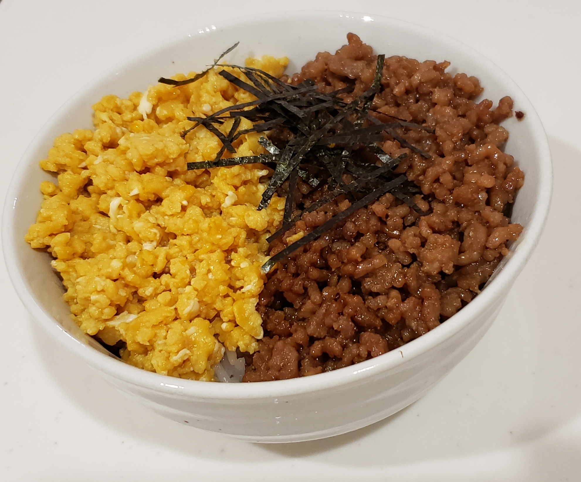 簡単！美味しい☆豚そぼろ丼