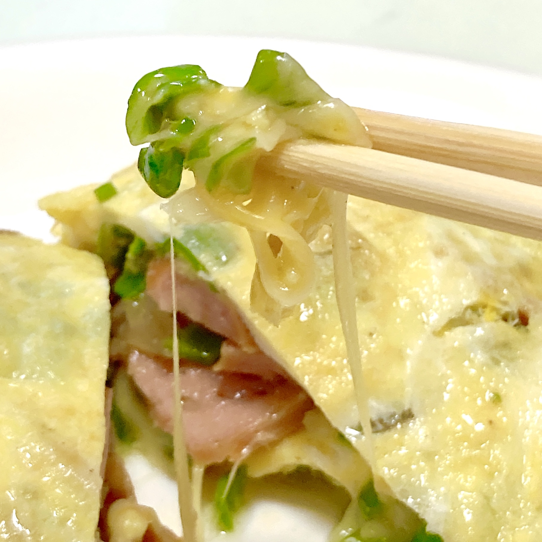 ＜ピーマン嫌いも大丈夫！＞ピーマンのチーズオムレツ