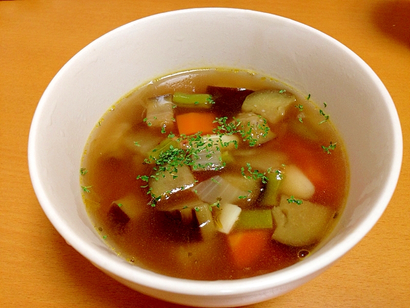 にんにくスープ(/ω＼)