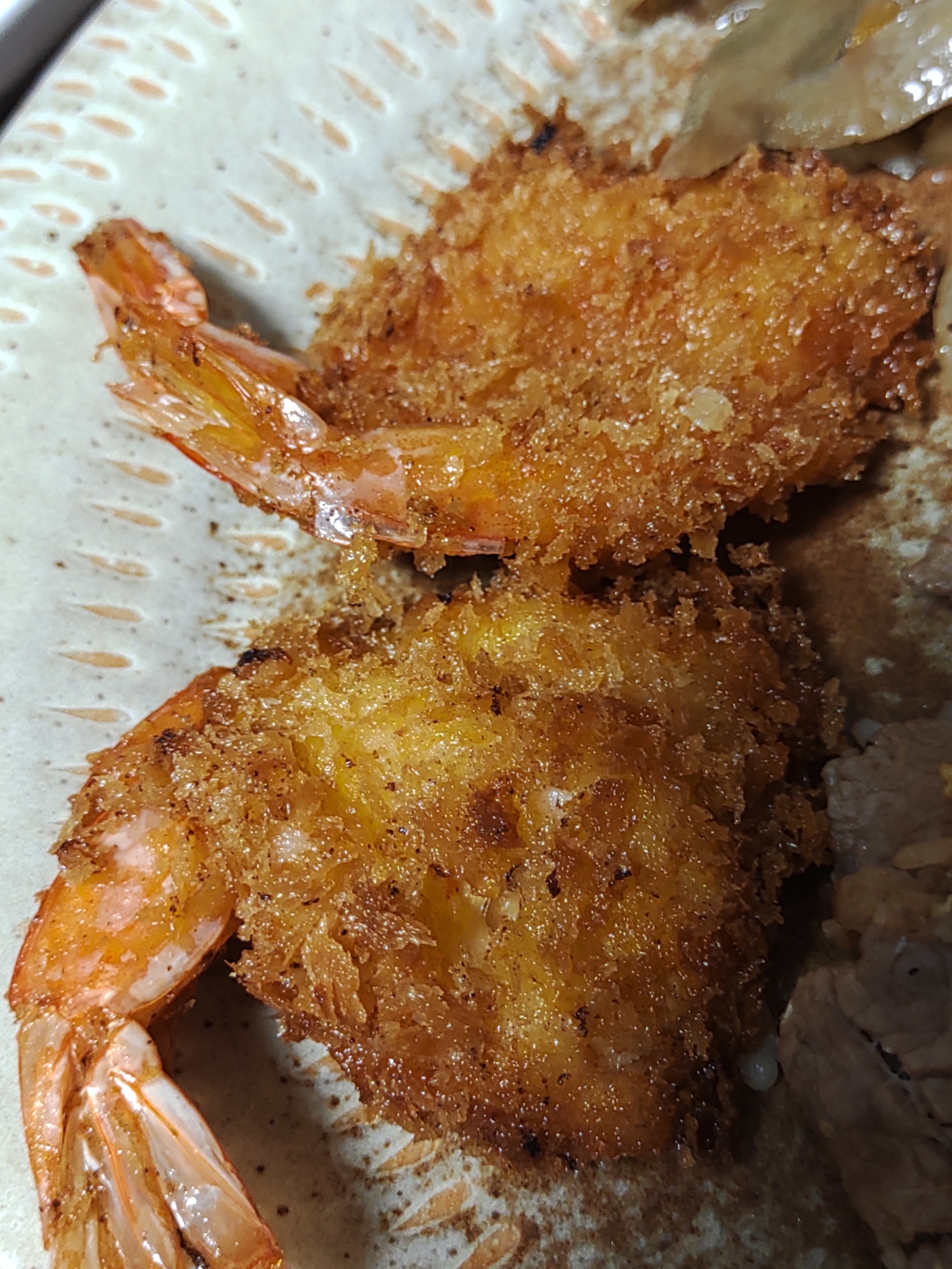 2尾セットでエビフライ
