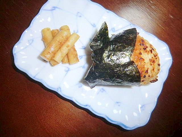 しょうゆ麹　de 焼きおにぎり