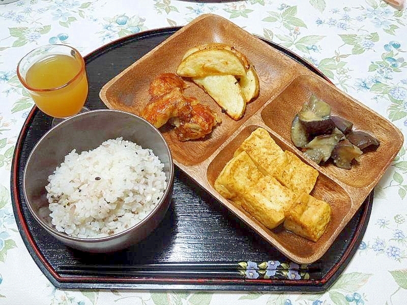 豆腐ステーキカレー醤油味