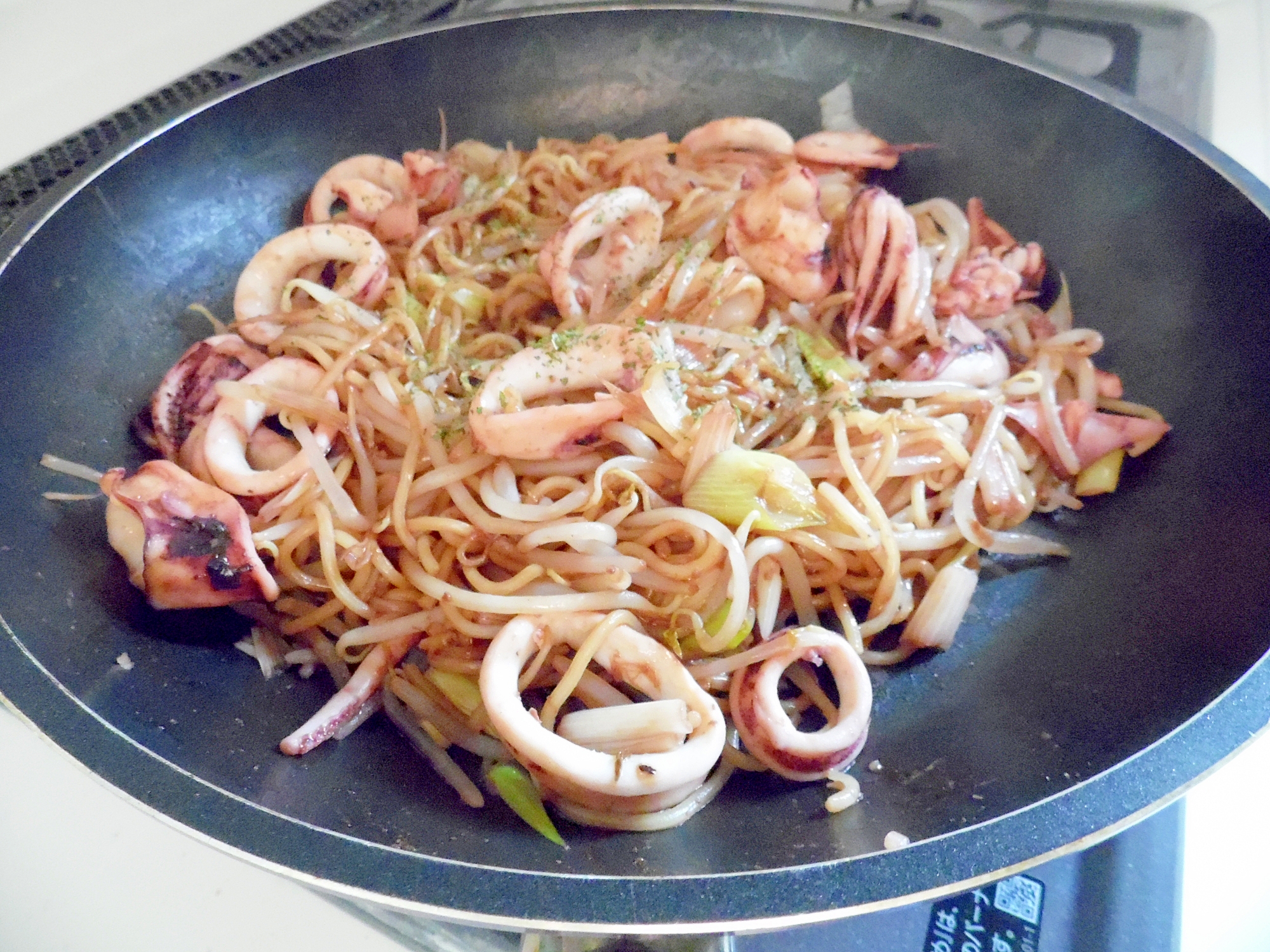 イカたっぷり！焼きそば