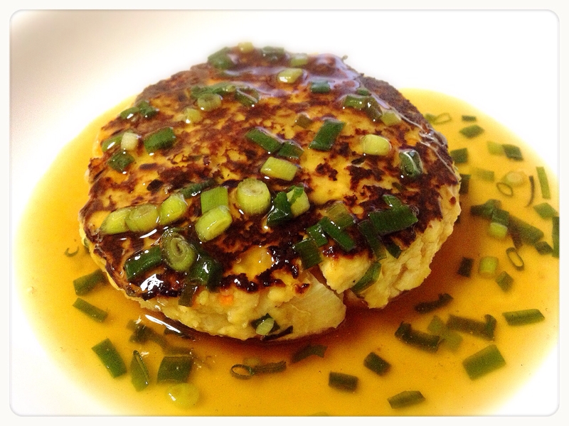 肉なし☆あんかけ豆腐ハンバーグ