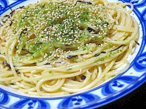 海藻パスタ