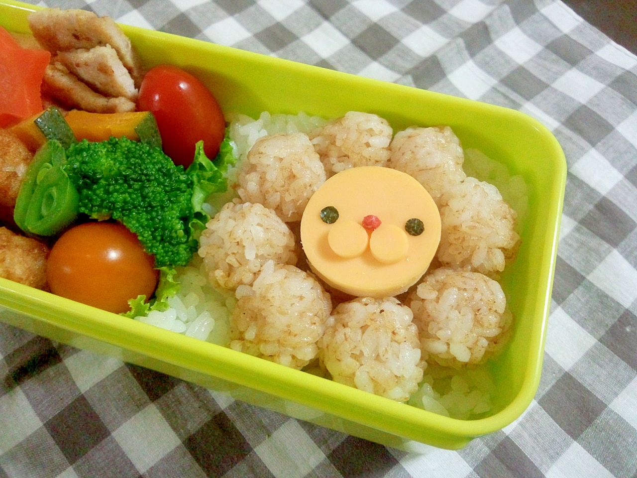 簡単キャラ弁☆ポンデライオンのお弁当♪