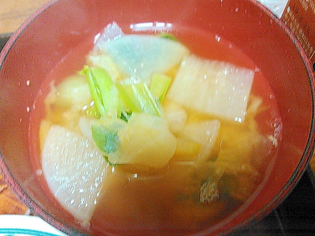柚子香る☆大根チンゲン菜の味噌汁