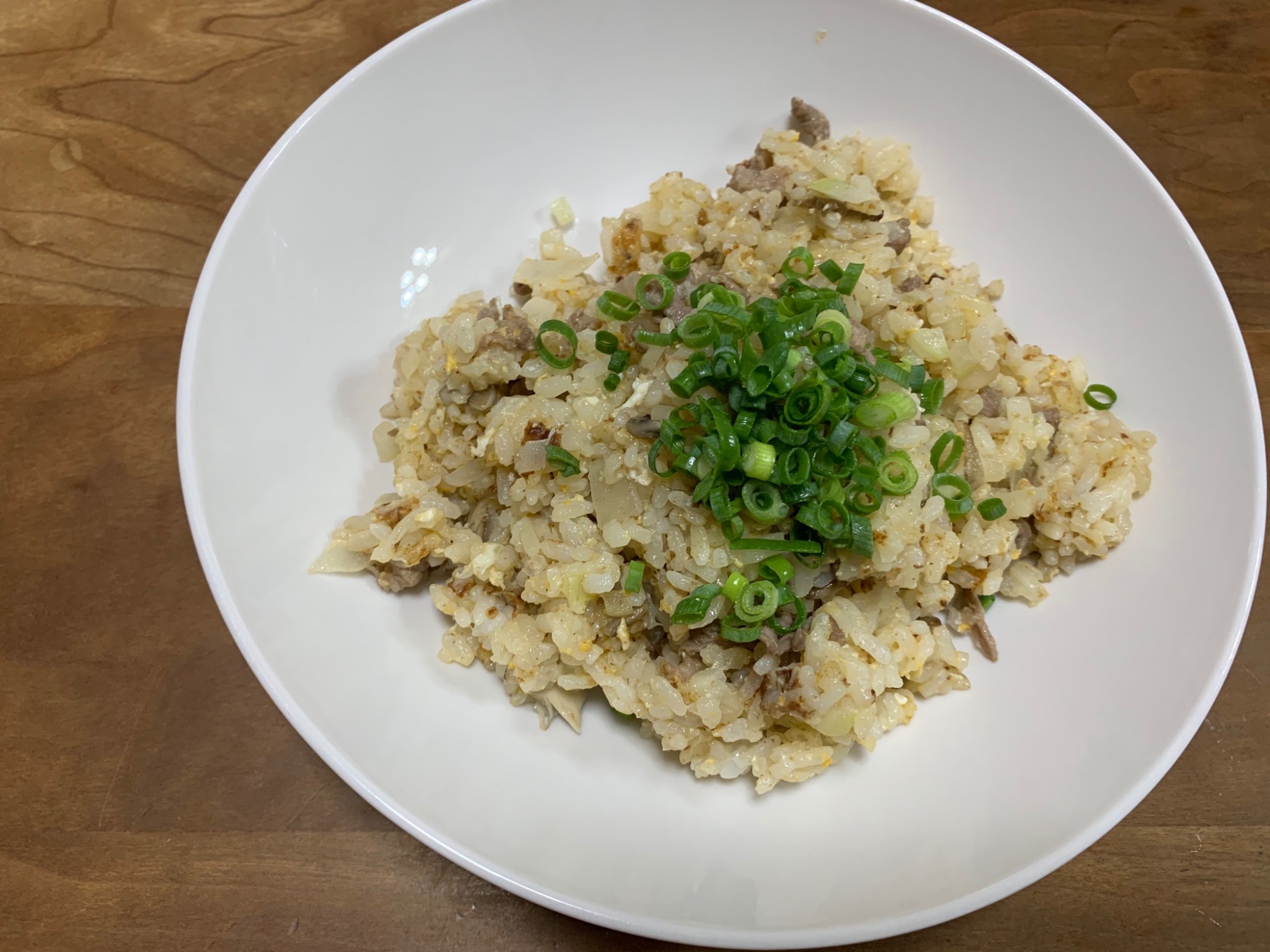 牛肉とまいたけの和風チャーハン