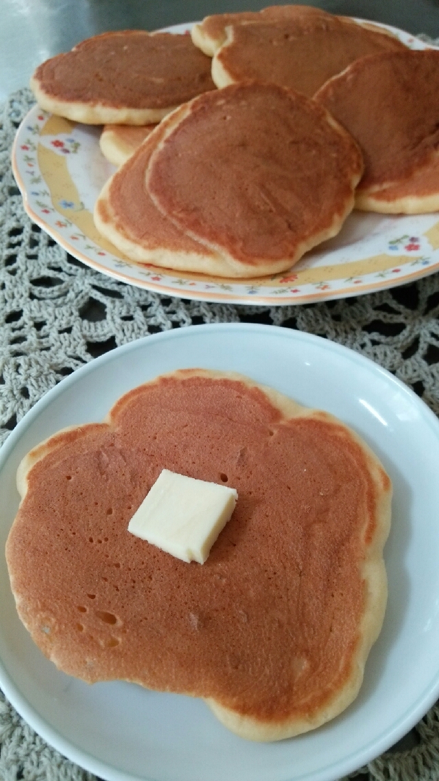 イーストでパンケーキ