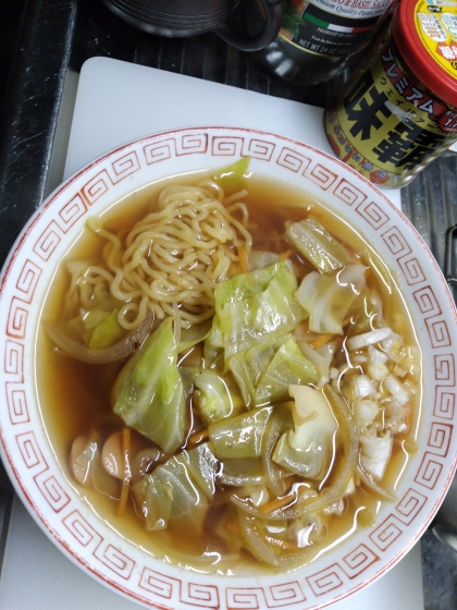 ラーメンのつゆ！【野菜醤油スープ】