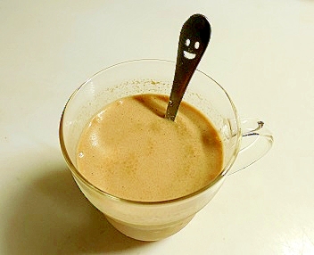 バニラ風味のハト麦カフェオレ