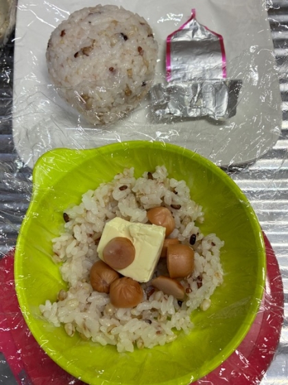 ウインナーチーズおにぎり