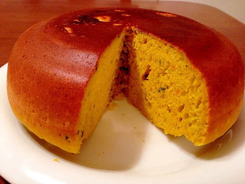 ふんわり仕上がる!炊飯器でかぼちゃのケーキ☆