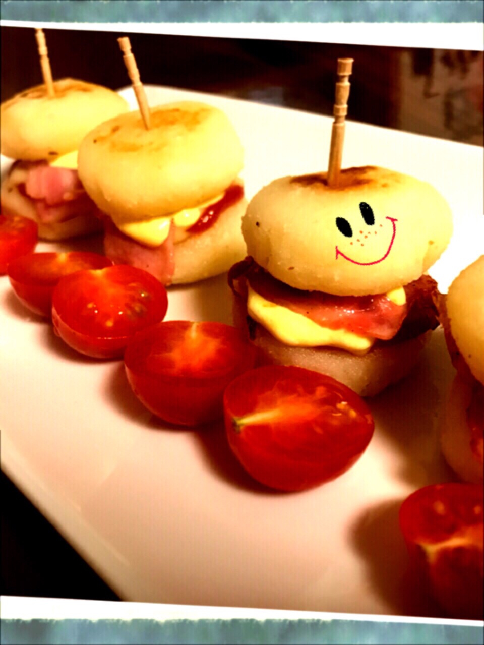 子供も食べやすい☆ポテトバーガー(*´꒳`*)