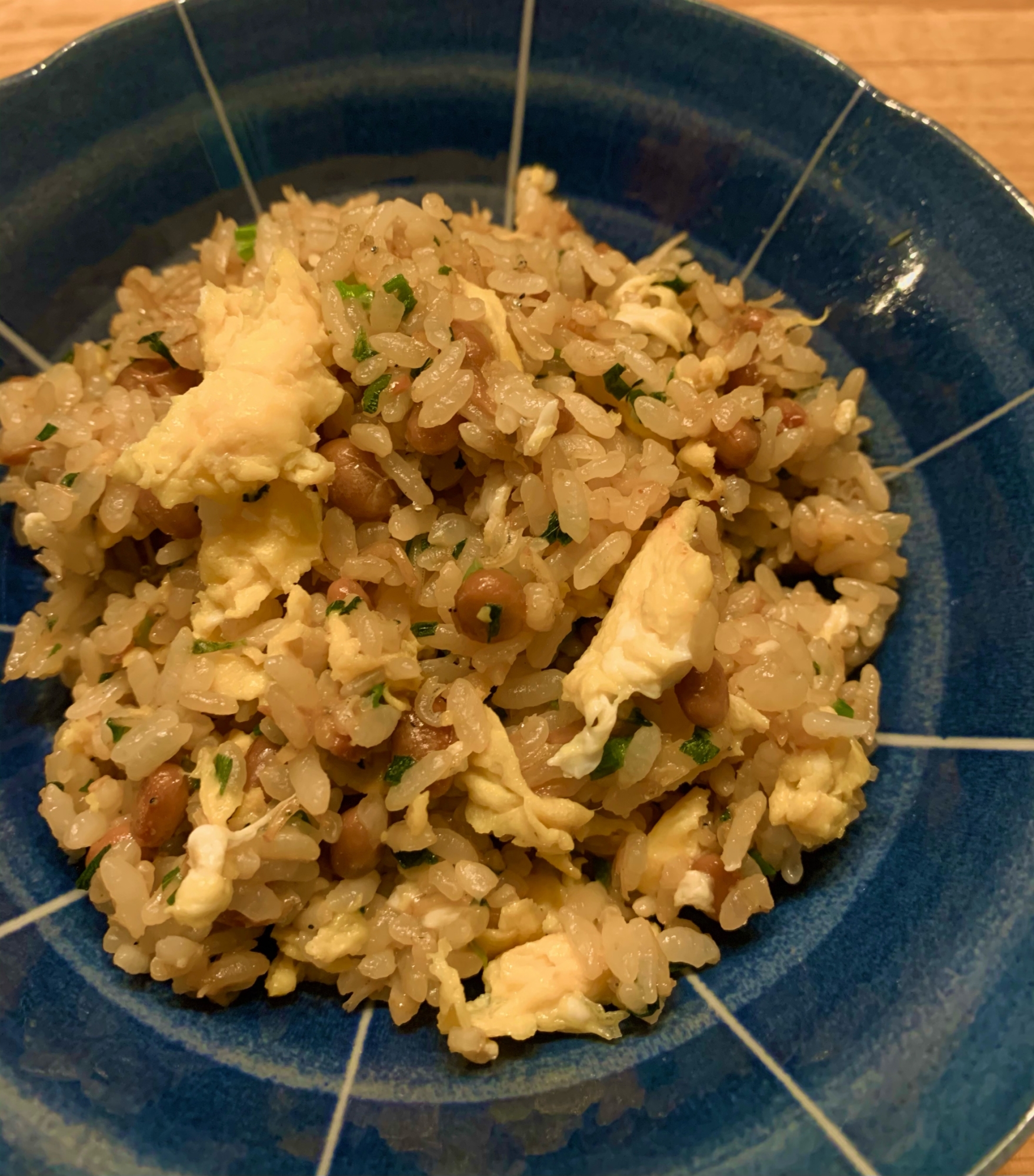 栄養たっぷり♪納豆しらすチャーハン