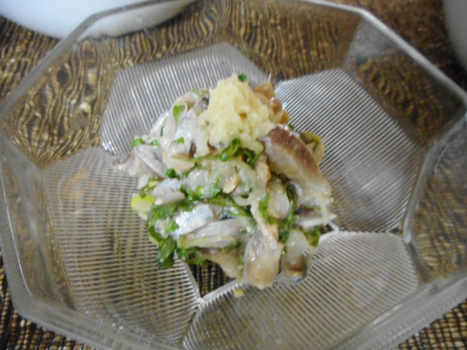 イワシとシソの酢みそ和え