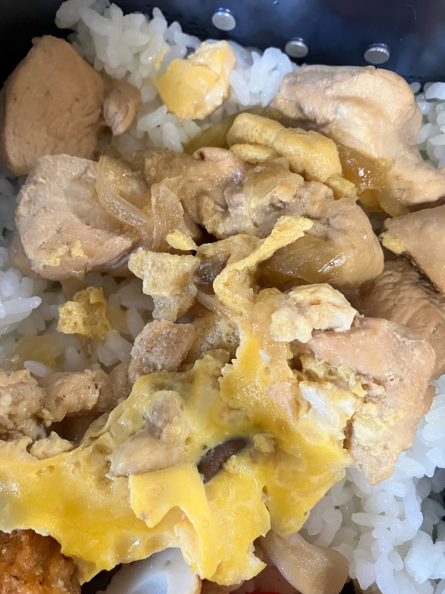 コストコムネ肉の親子丼