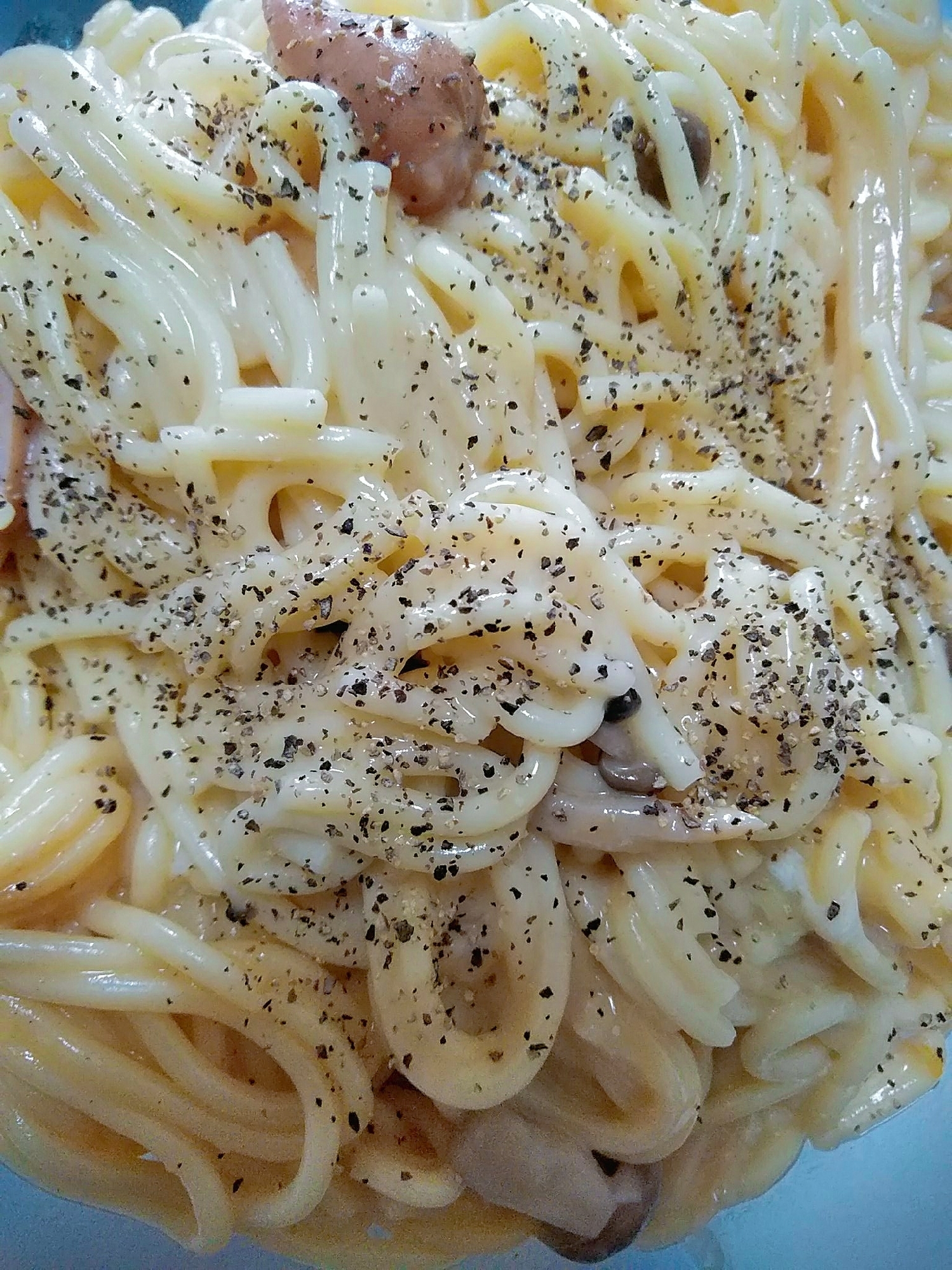 炊飯器でカルボナーラ