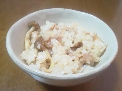 豚ときのこの炊き込みご飯