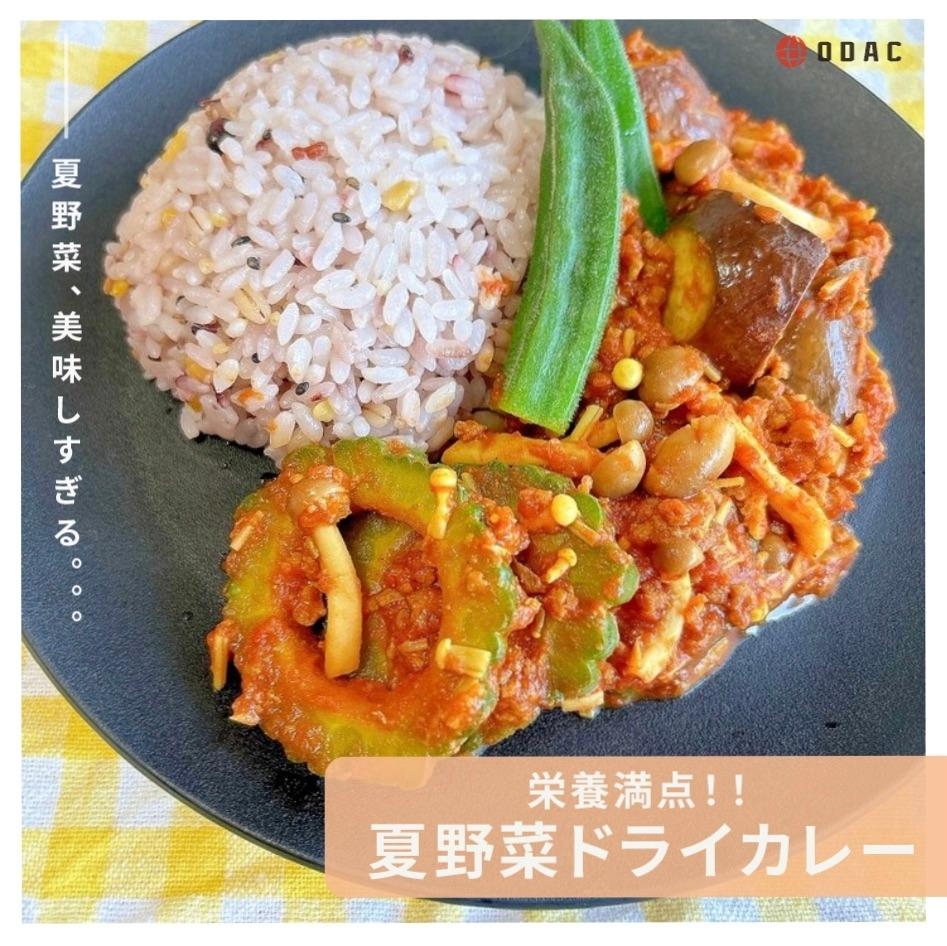 栄養満点！夏野菜ドライカレー