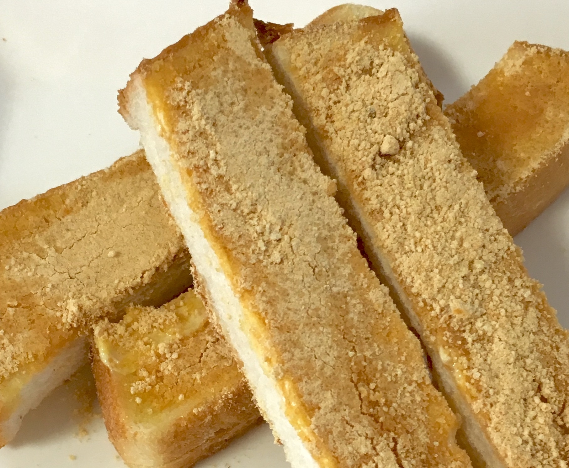 離乳食にも 簡単きなこスティックトースト レシピ 作り方 By しかママ6 楽天レシピ