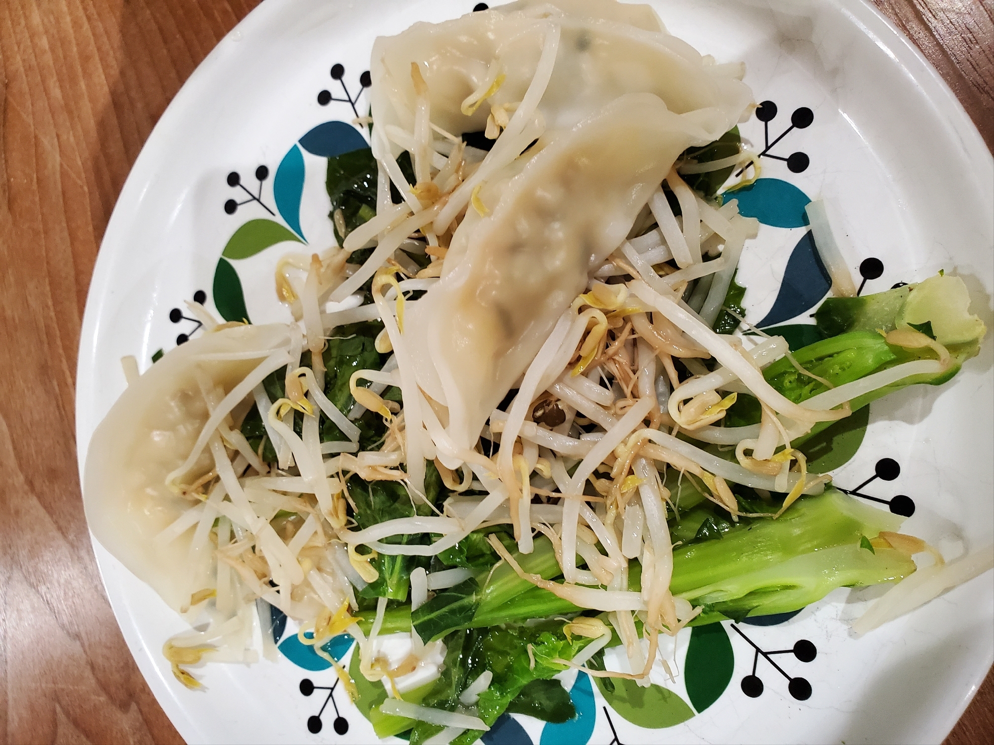 餃子のレンジ蒸し