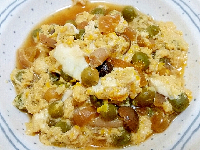 えん どう 豆 卵 とじ めんつゆ
