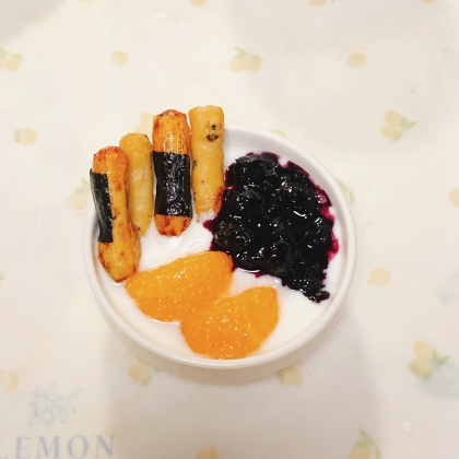 炭酸せんべいヨーグルト