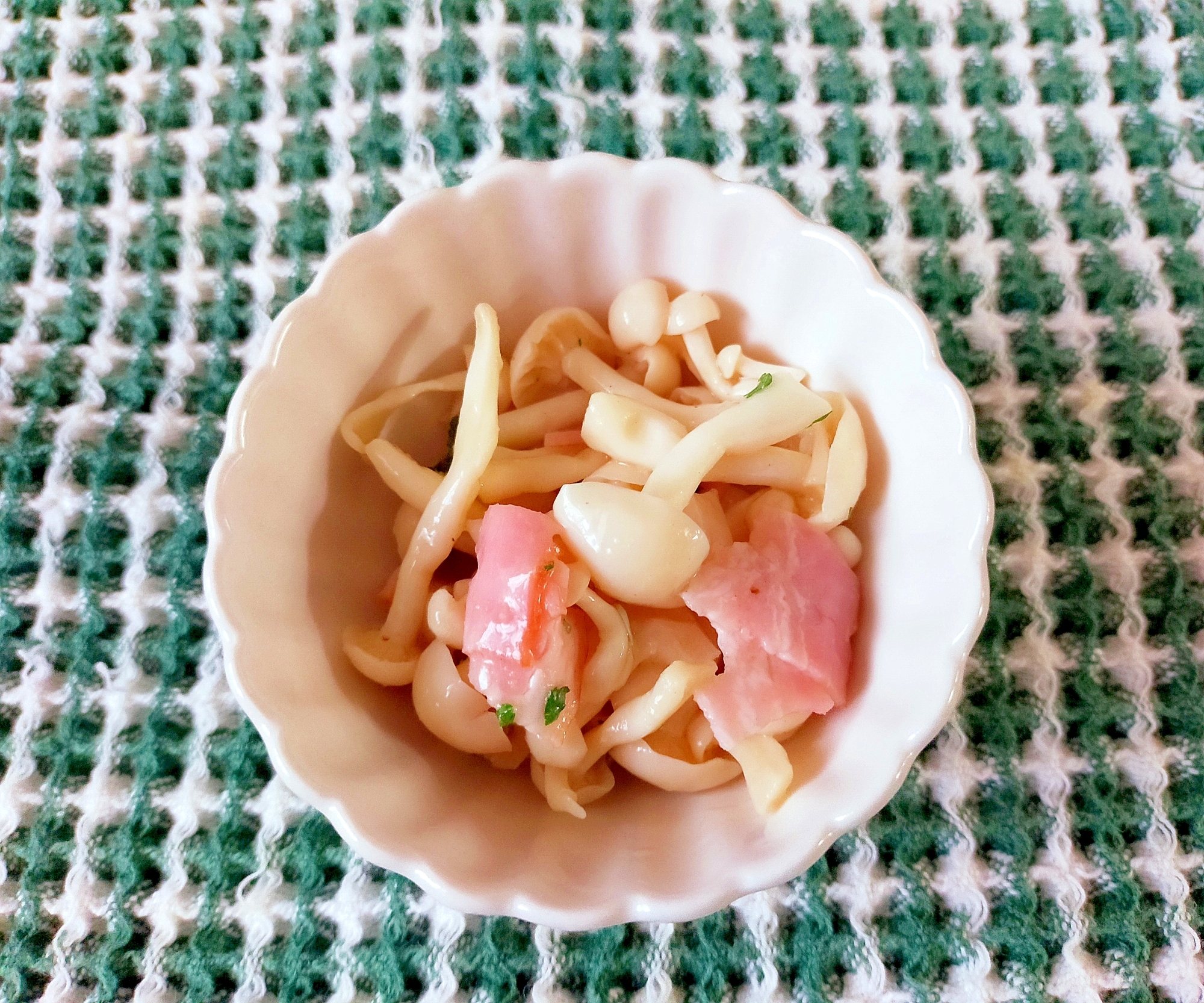 5分で☆電子レンジで洋風きのこ