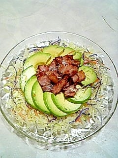 ☆アボカドベーコンサラダ☆ レシピ・作り方 by ティア＆アスラン