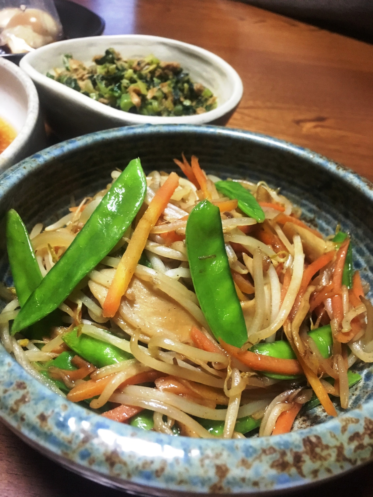 5分で！もやし野菜炒め