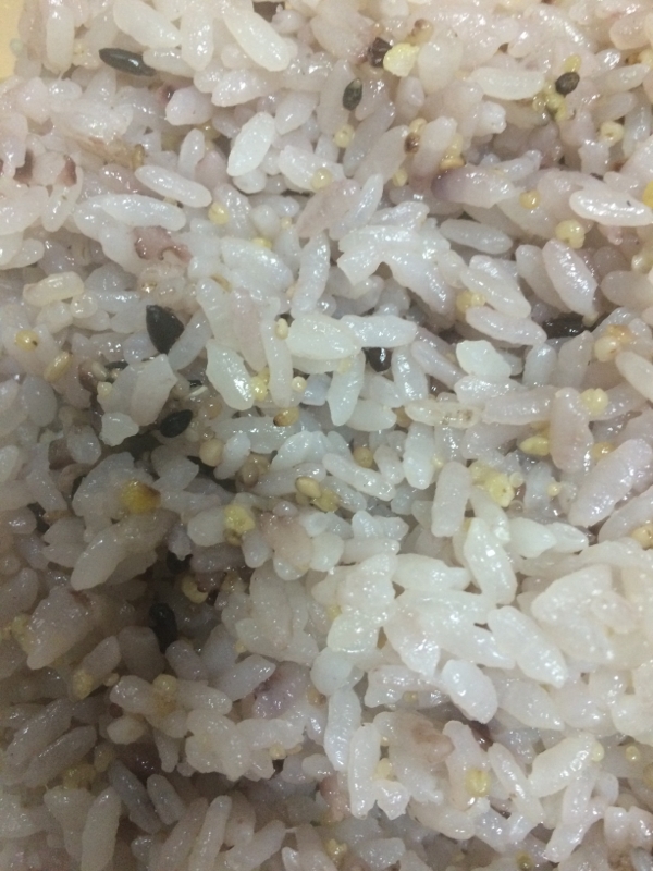 しょうが風味の雑穀米ご飯(❁・∀・❁)